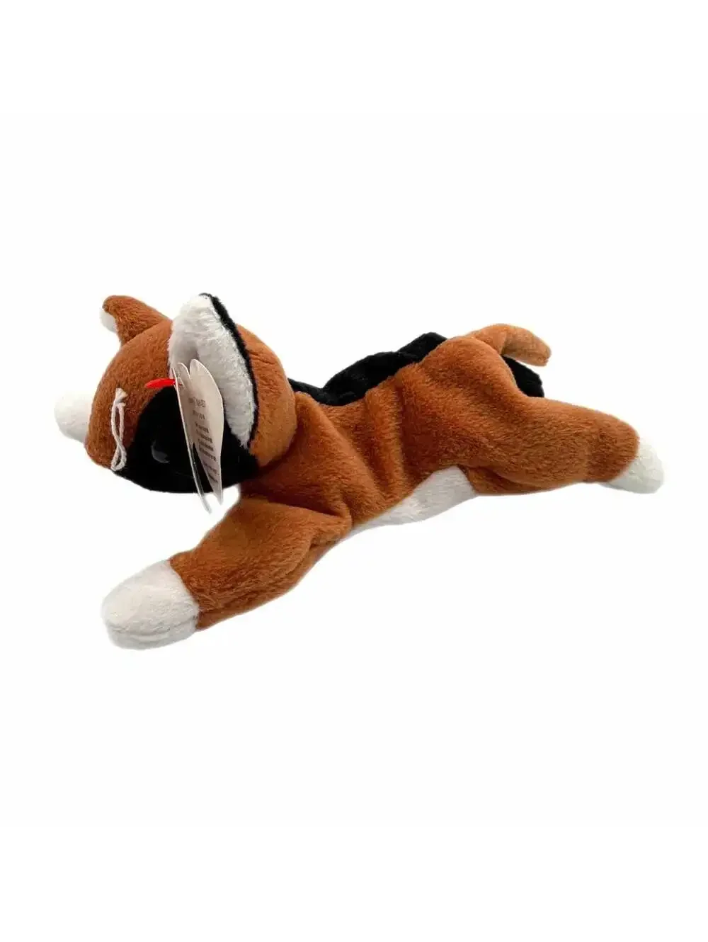 Vintage TY Beanie Baby Chip the Calico Cat with Mismatched Snowball Swing Tag